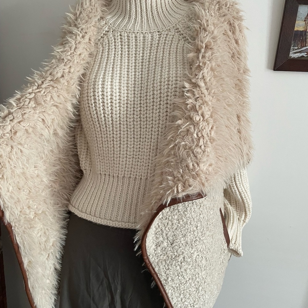 🐻 cozy 🐨 Boho ☮️ vest vintage styling open front cardigan vest